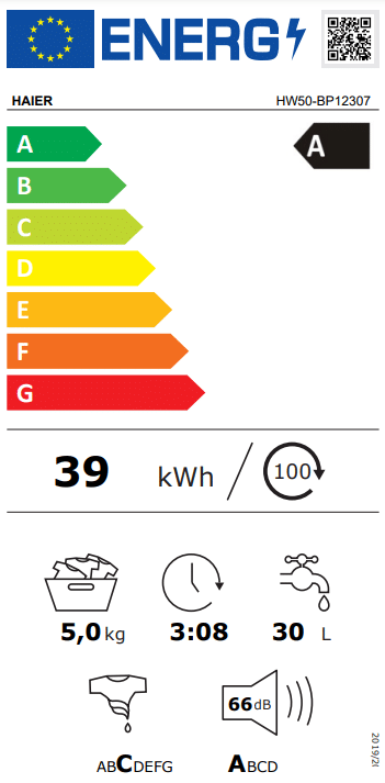 PERILICA RUBLJA HW50-BP12307-S HAIER 3