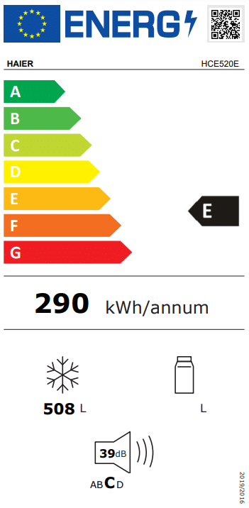 ZAMRZIVAČ HCE520E HAIER d